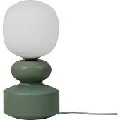 LUCANDE Tafellamp Fidelo, groen, Woon-/ Eetkamer, Keramiek, Scandinavisch, Tafellamp