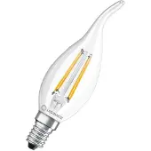 Ledvance LED Filament Tip-kaarslamp E14 - 4W 470lm 2700K 230V - Ø35mm - Geschikt voor kroonluchters, wandlampen, sfeerverlichting