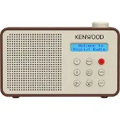Kenwood CR-M25DAB Draagbare DAB+ radio met automatische veiligheidswaarschuwingsfunctie - Bruin