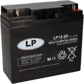 Landport LP12-20 VRLA AGM Loodaccu (12V, 20 Ah, T3 terminal)
