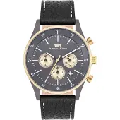 Rhodenwald & Söhne Analoog horloge goudgeel / zwart