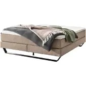 Hasena Pronto Julieta boxspring bed metaal/zwart
