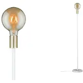 Paulmann Nordic Nordin vloerlamp, max. 1x20W E27, wit/goud mat, 230V, marmer/metaal