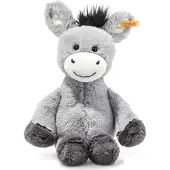 Steiff knuffel Soft Cuddly Friends Dinkie ezel grijsblauw - 30 cm