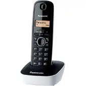 Panasonic KX-TG1611, DECT-telefoon, 50 nummers, Identificatie van de beller, Zwart, Wit