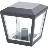 LUCANDE Buitenverlichting , Dunia, dimbare, Zwart, Terras, Metaal, Modern