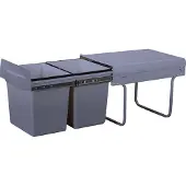Kitchen Move Set van 3 stapelbare afvalbakken 36L HYPE