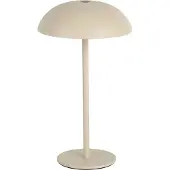 Arcchio LED oplaadbare tafellamp Thenra, beige, muurbeugel dimbaar, crème / amber, metaal, Modern