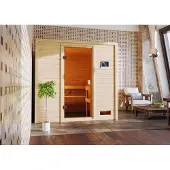 Karibu | Adelina Sauna | Kachel 9 kW Externe Bediening
