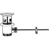 Kludi waste garnituur voor wastafel/bidet 5/4" chroom 752600500