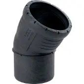 Geberit Silent-Pro bocht, DN 70, dø 75 mm, 393.321.14.1
