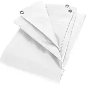 ZILL Afdekzeil 4x5m Wit, 180g/m², (20m²), Waterdicht, UV-bestendig, Stevig