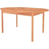 Byoak Eettafel POLA, gemaakt van massief hout, naturel geolied