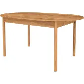 Byoak Eettafel POLA, gemaakt van massief hout, naturel geolied