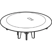 Geberit FBS d90 zu 150.678 chroom, 243775, 1 stuk.