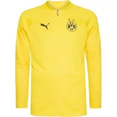 Puma Bvb Borussia Dortmund 23/24 Full Zip Sweatshirt Geel S