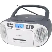 Reflexion RCR2260GR Radio/CD-speler VHF (FM) AUX, CD, Cassette Grijs-wit