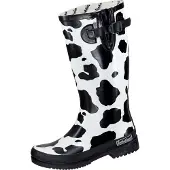 Bockstiegel regenlaarzen Cow regenlaarzen, zwart/wit