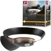 Paulmann Bordola 94855 Wandlamp op zonne-energie met bewegingsmelder LED LED vast ingebouwd 3.5 W Antraciet