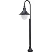 LINDBY Tuinpadverlichting Daphne, dimbaar, zwart, Aluminium, Modern, Tuinpad verlichting