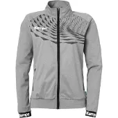Kempa Wave 26 Poly Tracksuit Jacket Grijs L Vrouw