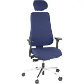 Hjh OFFICE PRO-TEC 400 - Professionele bureaustoel Donkerblauw