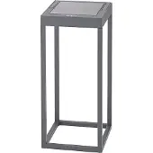 Sigor Numove LED lamp op zonne-energie, grafietgrijs, hoogte 32,5 cm Numove, dimbaar, alu / grijs / zink, Aluminium, Modern, Solar buitenverlichting