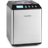 Klarstein Vanilly Sky Family IJsbereider Frozen Yoghurt 250W 2,5l zilver.