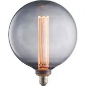 Brilliant Ledfilamentlamp Globe - Smoke - D20cm - Warm Wit - E27 - 2,8w