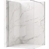 REA Flexi 100 - Walk-In Douchewand - Chroom - 100X0,8X195Cm