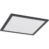 LINDBY Plafondlamp , Nelios, dimbare, Zwart, Keuken, Kunststof, Modern