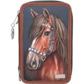 Depesche - Miss Melody 3-vaks etui - LUXURY HORSE