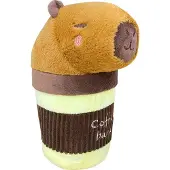 Joy toy Capybara Plush Figure Coffeebara 22 cm