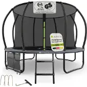 Juskys Trampoline / Buitentrampoline M - Incl. Veiligheidsnet en Randbescherming - Ø305 cm