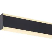 SLV Wandlamp One Linear, dimbaar, zwart, Badkamer, Aluminium, Modern, Wandlamp