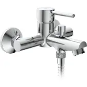 Schutte LAURANA Badkraan - Mengkraan - 150 mm Hartafstand - Chroom