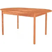 Byoak Eettafel POLA, gemaakt van massief hout, naturel geolied