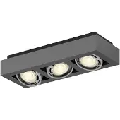 Arcchio Plafondlamp Ronka, dimbaar, zwart, Woon-/ Eetkamer, Aluminium, Modern, plafondlamp