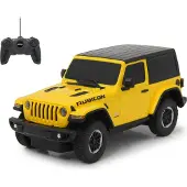Jamara Rastar Rc Jeep Wrangler Jl Jongens 27 Mhz 1:24 Geel