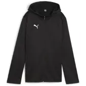 Puma Trainingsjack 'teamFINAL' zwart / wit