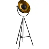 Globo Vloerlamp Chroom Zwart Goud Verstelbaar Metalen Frame