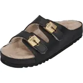 Scholl Medische Klomp Women Kim Leather Black-Schoenmaat 40