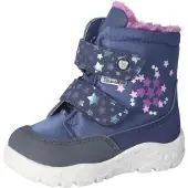 Pepino by Ricosta Snowboots 'Milena' navy / duifblauw / lila / wit