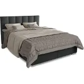 Juskys Boxspring Seattle - 180x200 - Donkergrijs