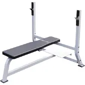Gorilla Sports Brede Halterbank Wit