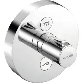 Kludi Push - Thermostatische inbouw douchekraan, 2 uitgangen, chroom 389120538