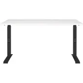 Germania GW-Mailand Hoogteverstelbaar Bureau C-Voet 1,400 (B) x 800 (D) x 910 (H) mm Spaanplaat, metaal