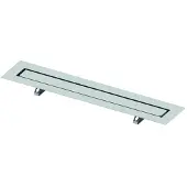 Tece TECEdrainline - Douchegoot 80 cm, voor het aanbrengen van tegels, met afdekking, rvs 650800