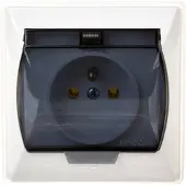 Ospel GPH-1AZ/00/d, Wit, IP44, 16 A, 85 mm, 42 mm, 85 mm