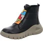 Gemini Boots 'Stiefel Damen 033309-02 009 Echtleder in schwarz' zwart
